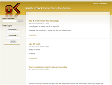 Tablet Screenshot of kwakattack.polpo.org